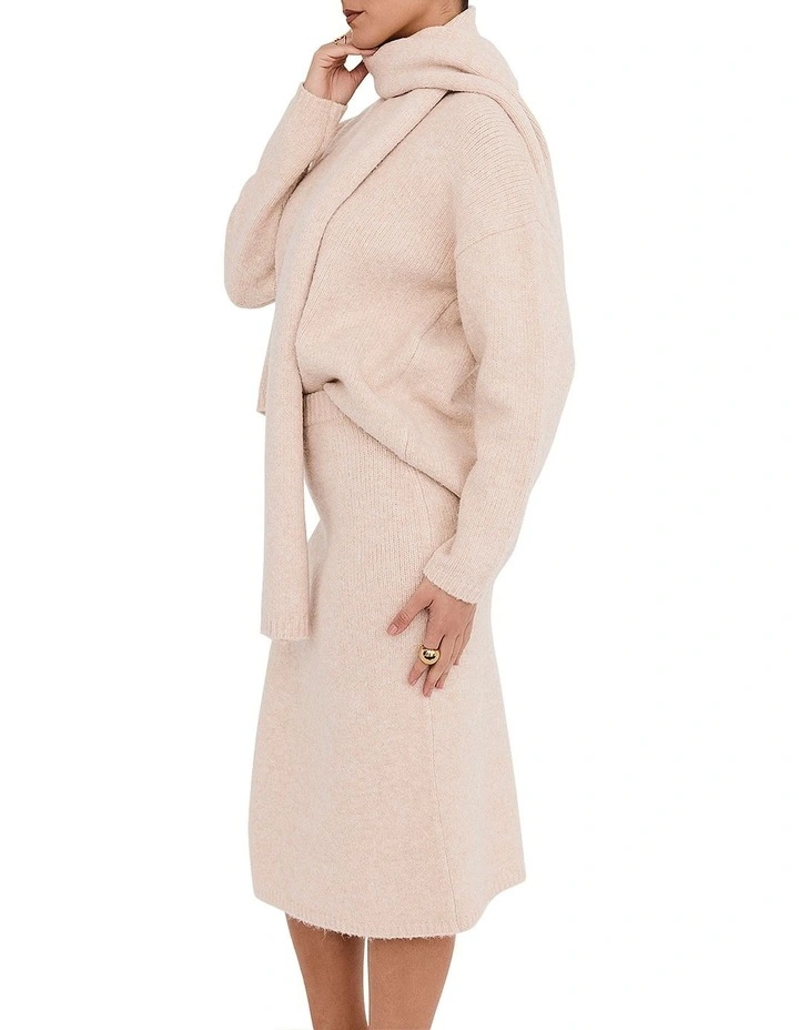 Eyelash Knit Oversized Sweater in Cream