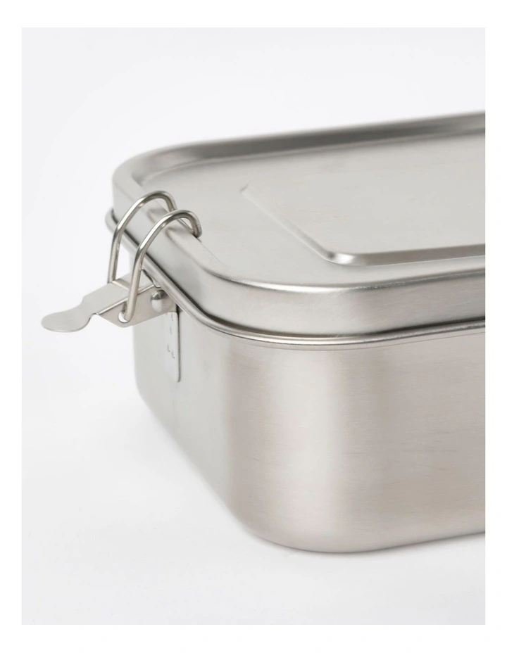 Stainless Steel Bento Box 1400ml in Silver