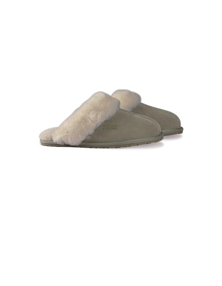 Shelley Slippers in Light Grey