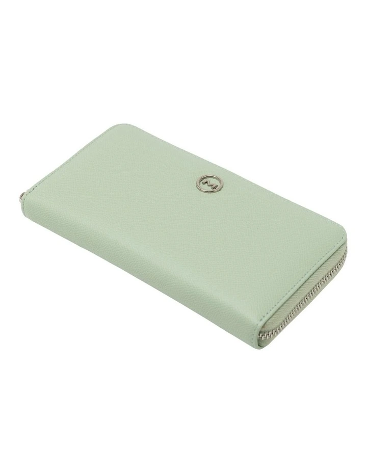 Charlotte Long Wallet in Mint