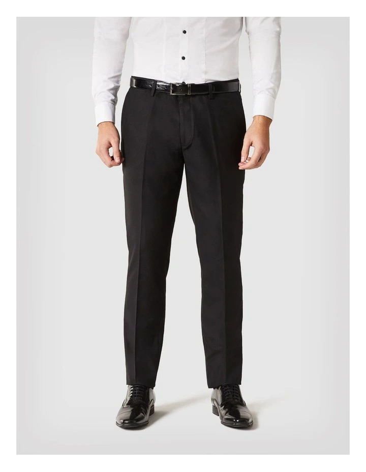 Ultra Slim Fit Tuxedo Pant in Black Chintz