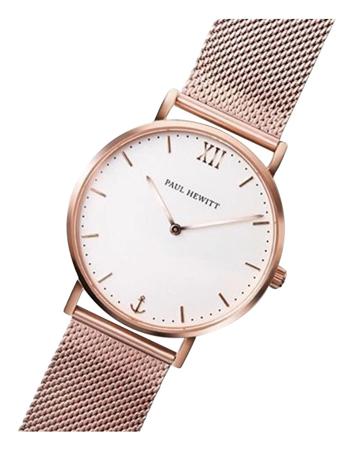 Sailor Line White/Rose Gold Stainless Steel Quartz Watch PH SA R XS W 45S