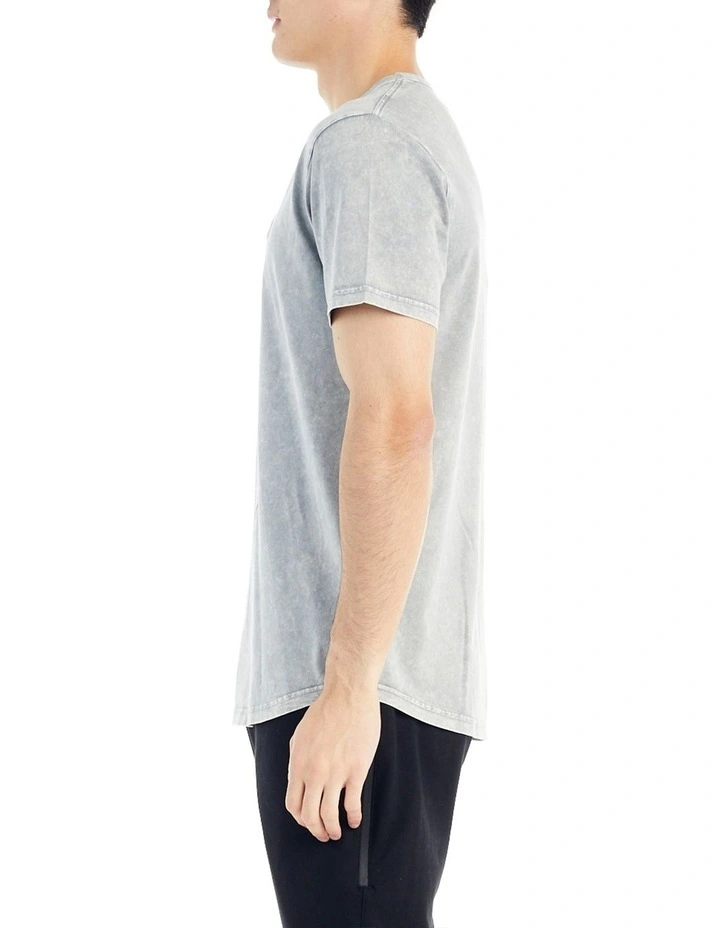 Athletic Club Tee in Acid Grey