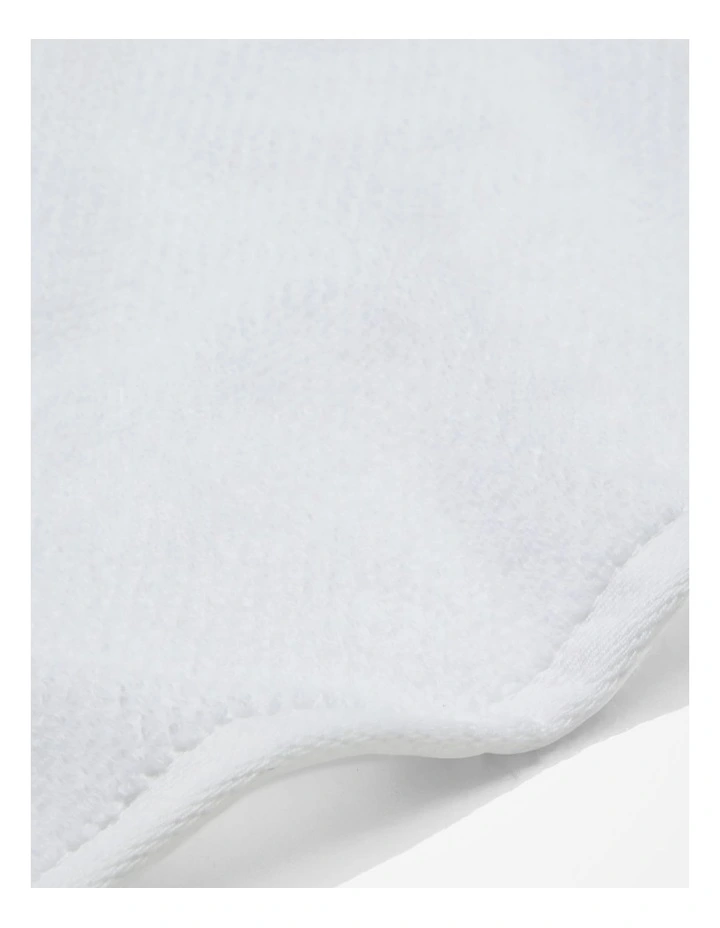 Calo Australian Cotton Face Washer in White