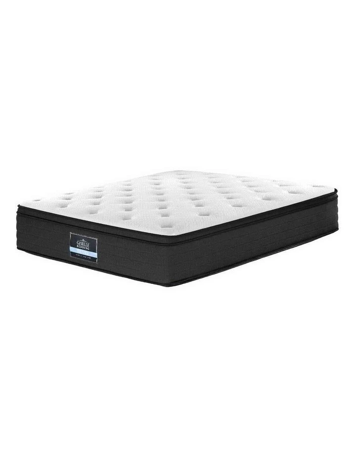 Euro Top Pocket Spring Firm Foam Queen Mattress Bed in White