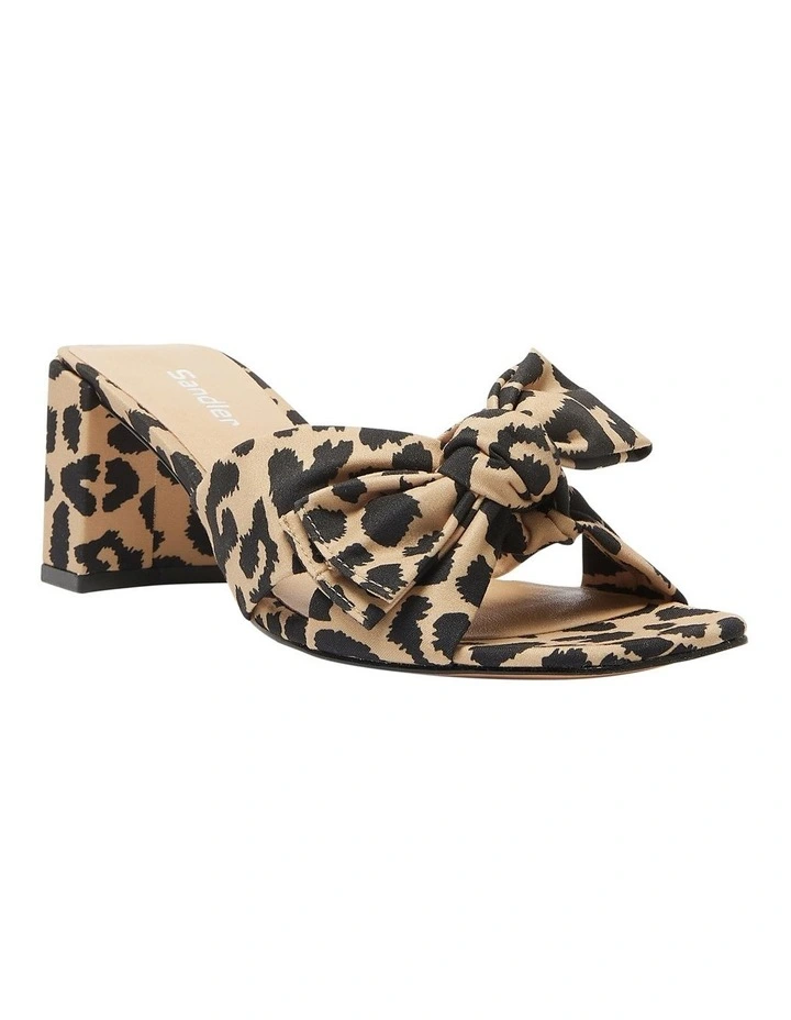 Aria Sandals in Animal Print