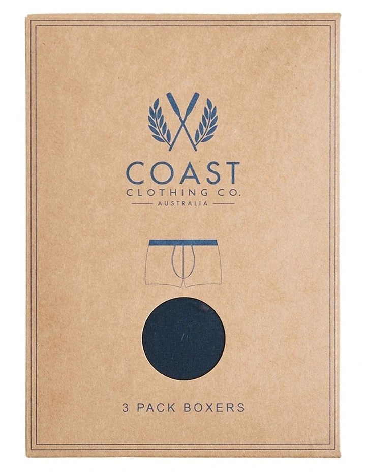 Boxer Briefs Gift Pack of 3 in Navy