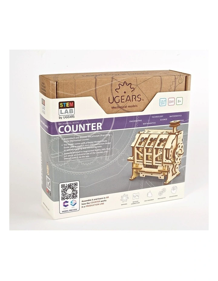 Stem Lab Counter 157 Piece Wooden 3D Puzzle
