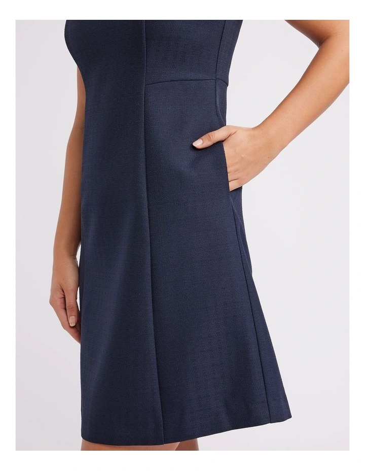 Ezra Dress in Navy