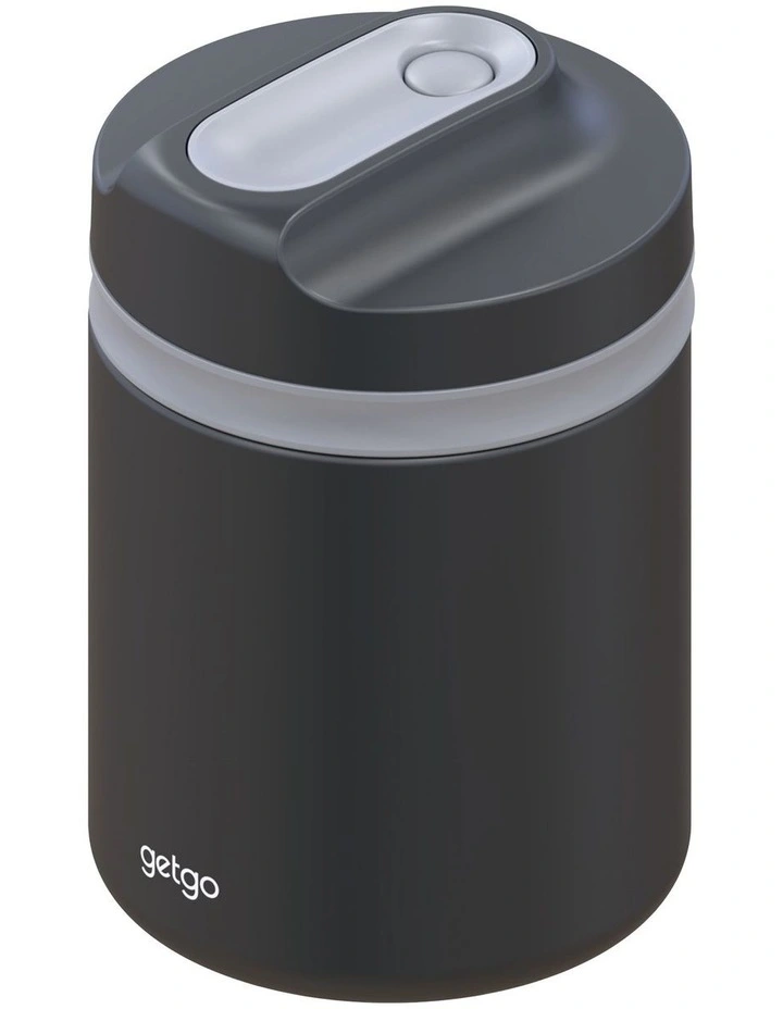GetGo Double Wall Insulated Food Container 1L with Gift Boxed in Black