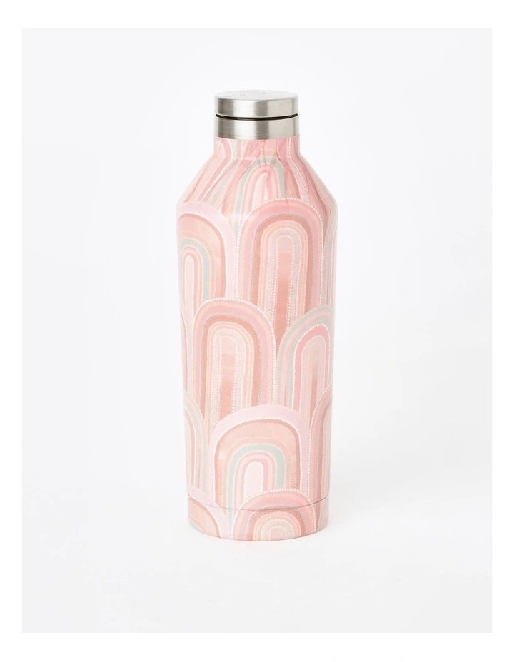 Desert Daisies Drink Bottle 500ml in Pink