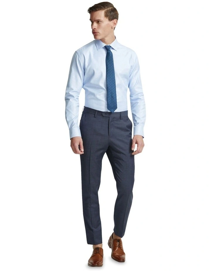 Islington Luxury Dobby Shirt in Blue