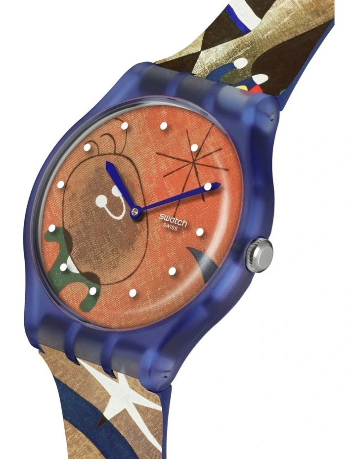Miro's Women & Bird in The Moonlight Watch in Blue
