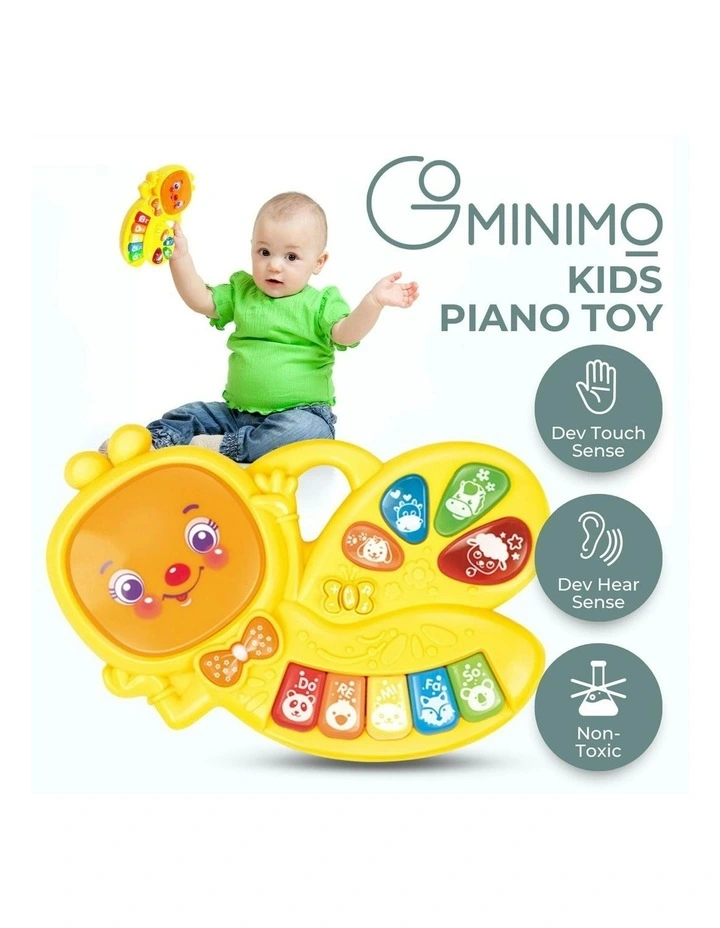 Piano Keyboard Music Toys with Bee Shape Design
