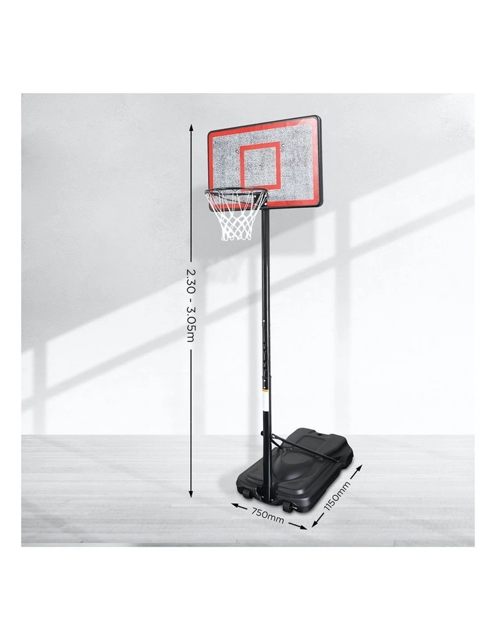 Kahuna Height-Adjustable Basketball Hoop Backboard Portable Stand