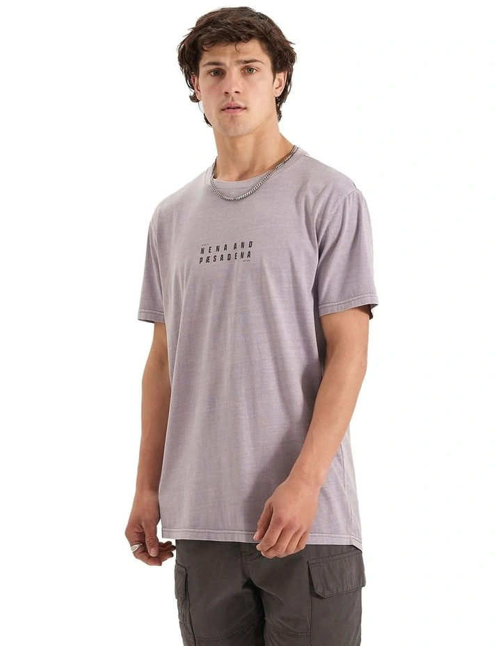 Duece Cape Back T-shirt in Pigment Dusk