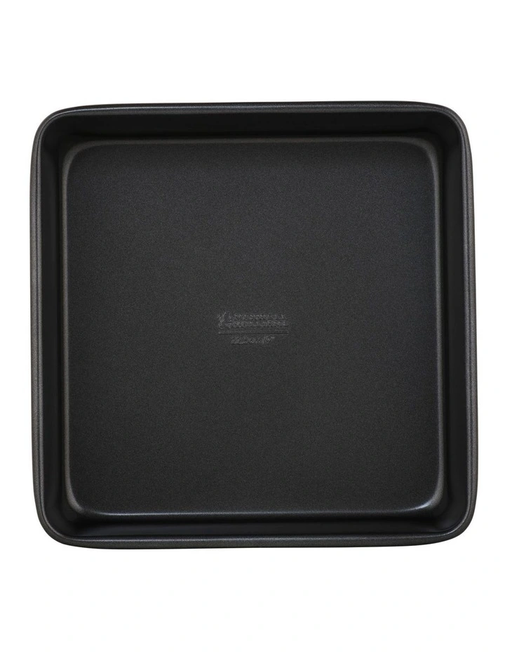 BakerMaker Non-Stick Square Bake Pan 22.5cm in Black