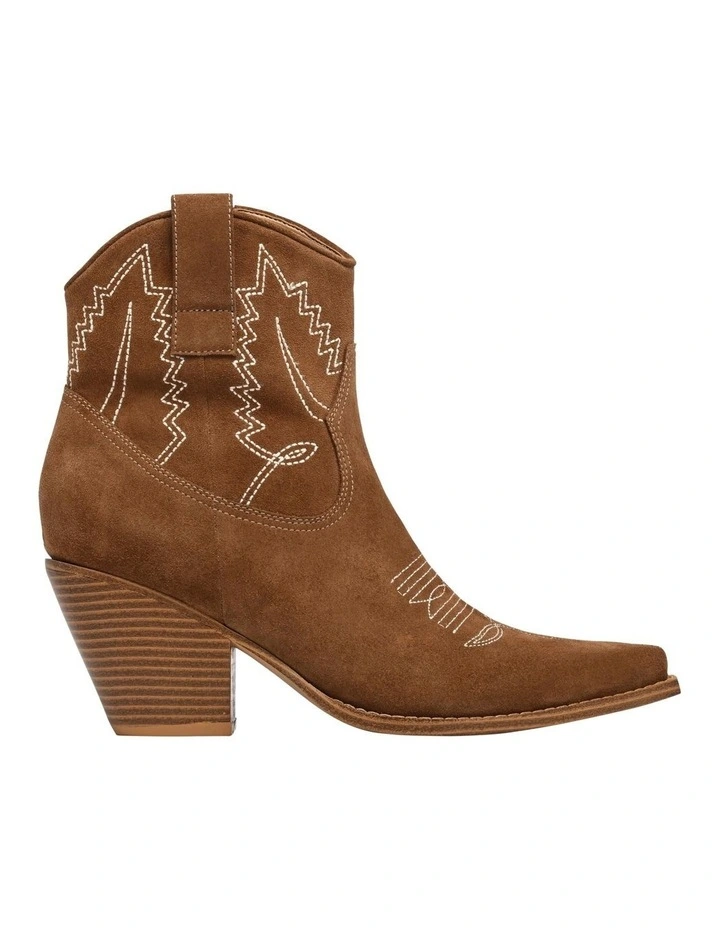 Nallas Western Cowboy Boot in Tan