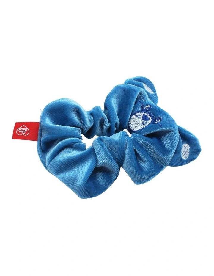 Bedtime Bear Scrunchie in Blue
