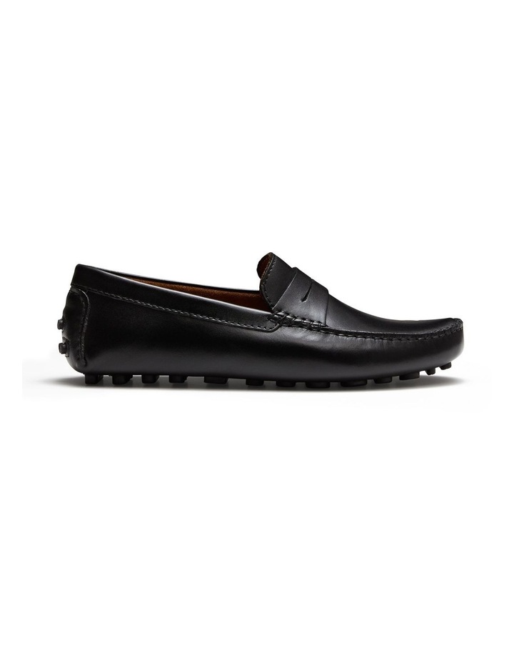Curtis Leather Driving Shoes in Black