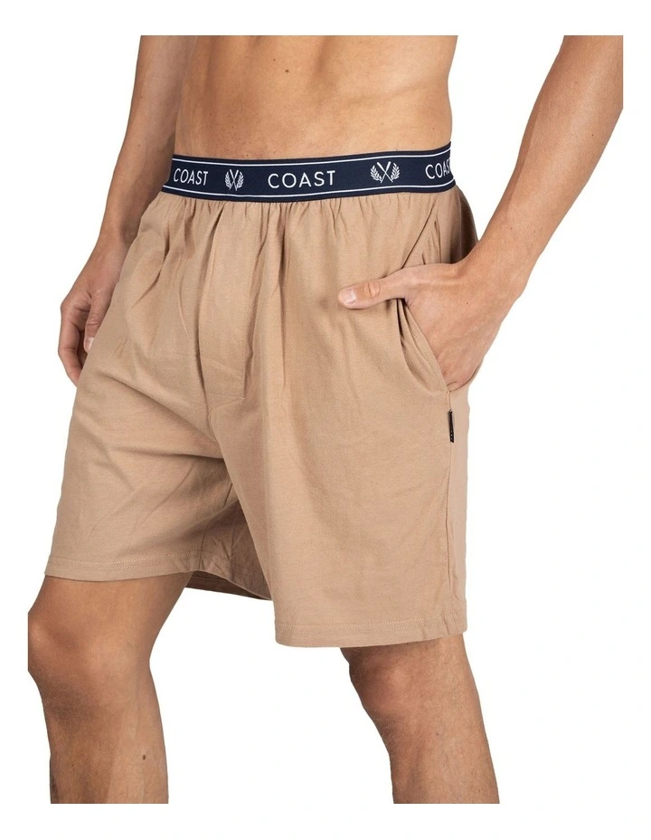 Lounge Knit Shorts in Mocha