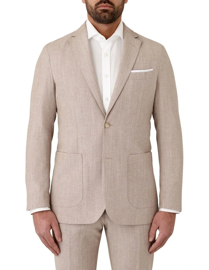 Armadale Modern Fit Sports Jacket in Sand