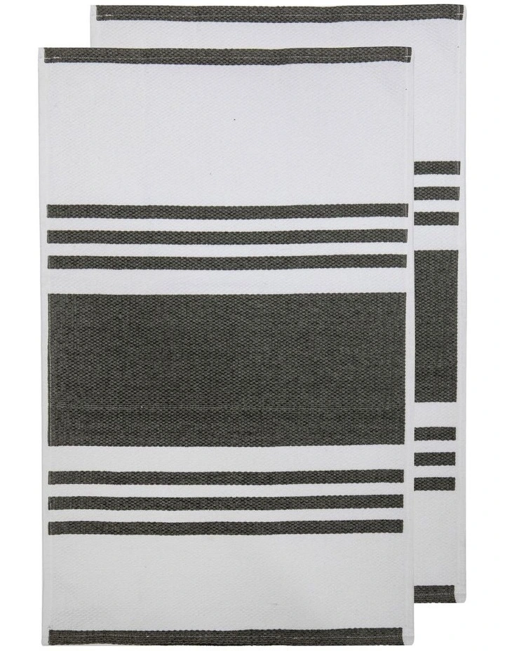 Lennox Terry Kitchen Towel 2 Pack in Gum