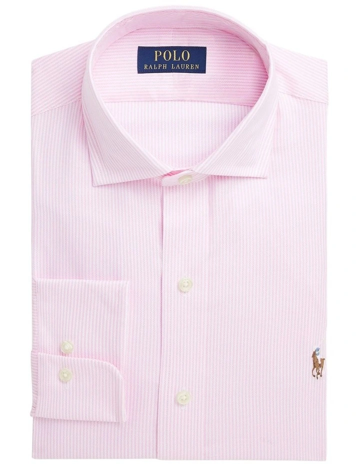 Classic Fit Textured Shirt in Pink