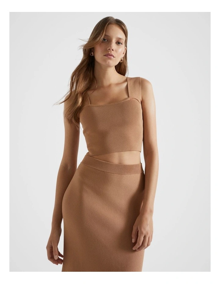 Crepe Knit Bodice in Fudge