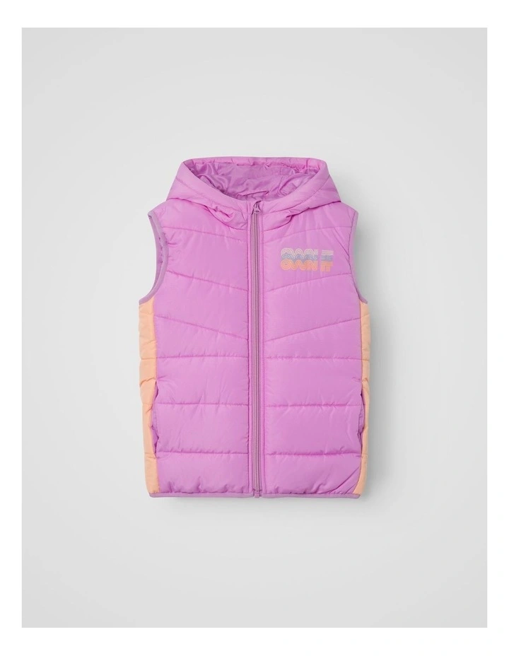 My Lane Sporty Vest in Violet Tulle