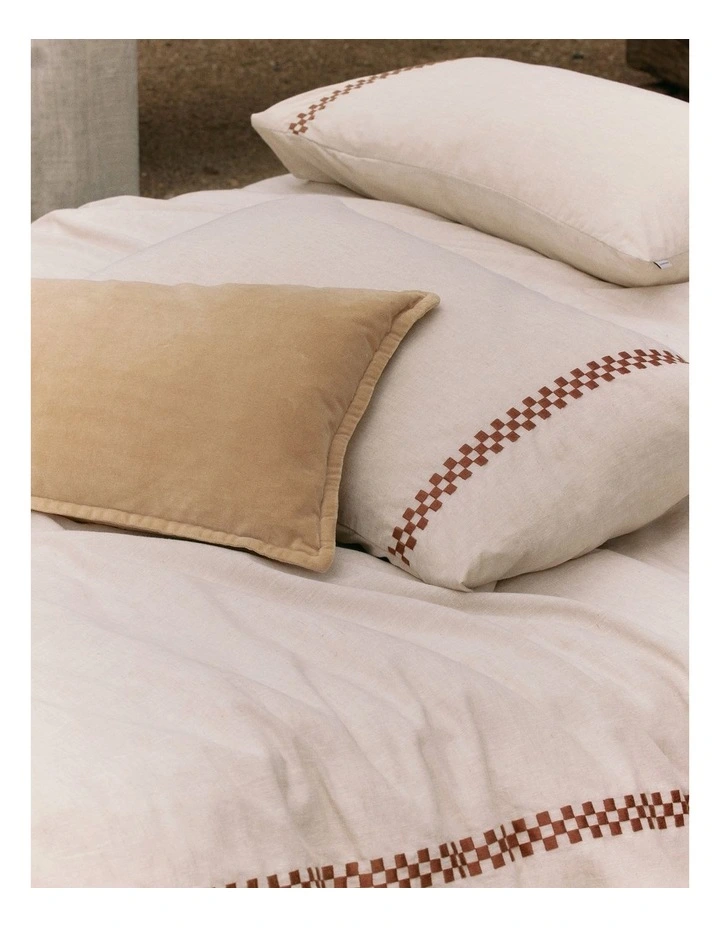 Demi Standard Pillowcase Pair in Natural