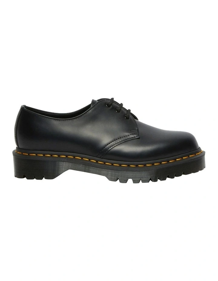 1461 Bex 3 Eye Shoe in Black Smooth