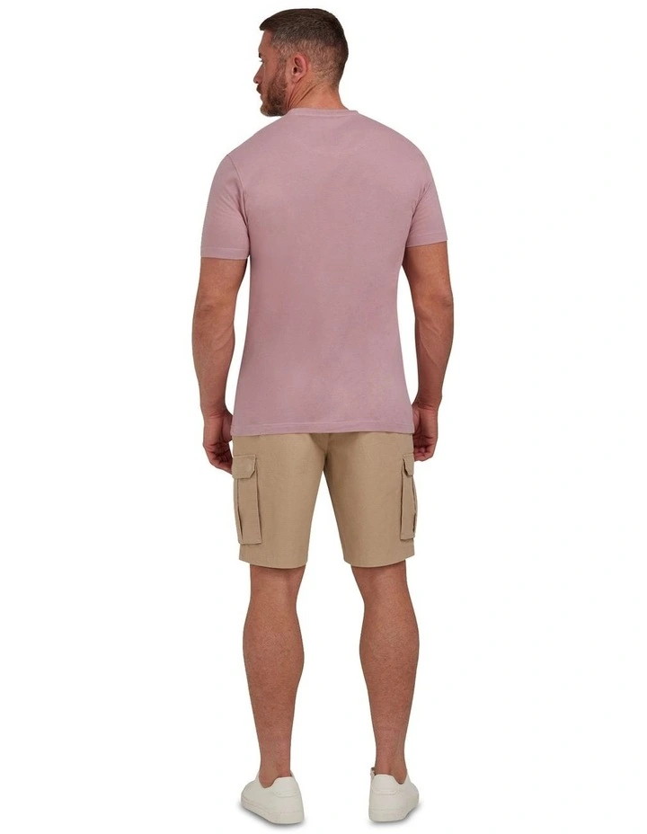 High Build T-shirt in Rose