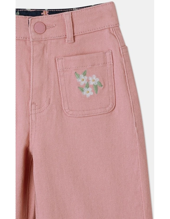 Wide Leg Culotte (3-8 Years) in Pink