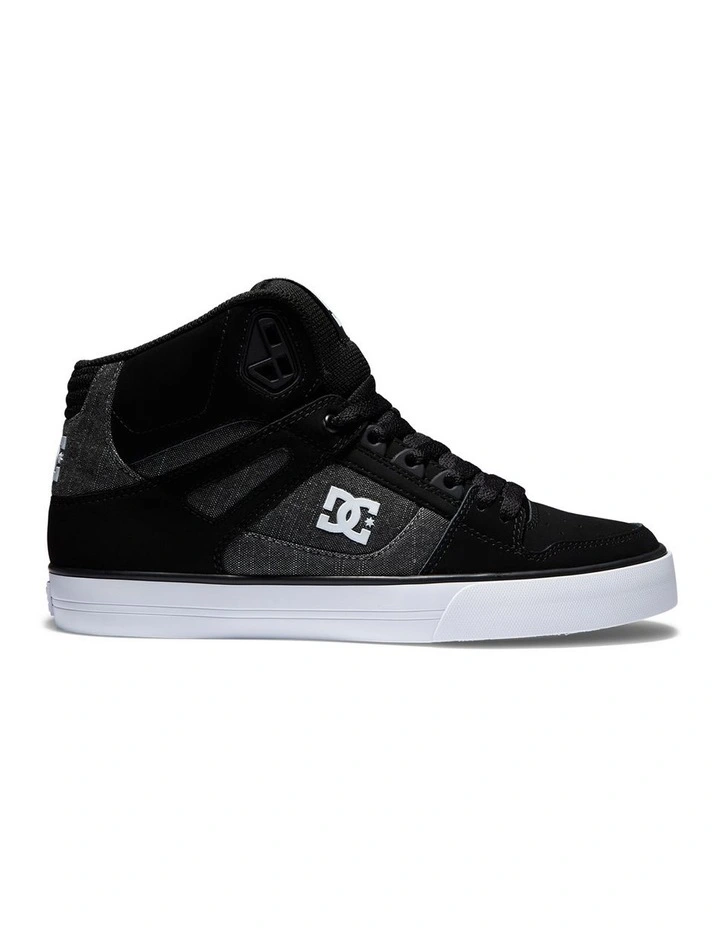 Pure High Top Shoes in Black/Battleship