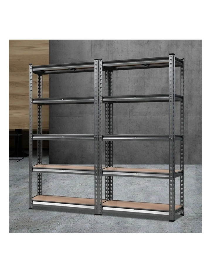 Garage Shelving 2x1.5m in Charcoal