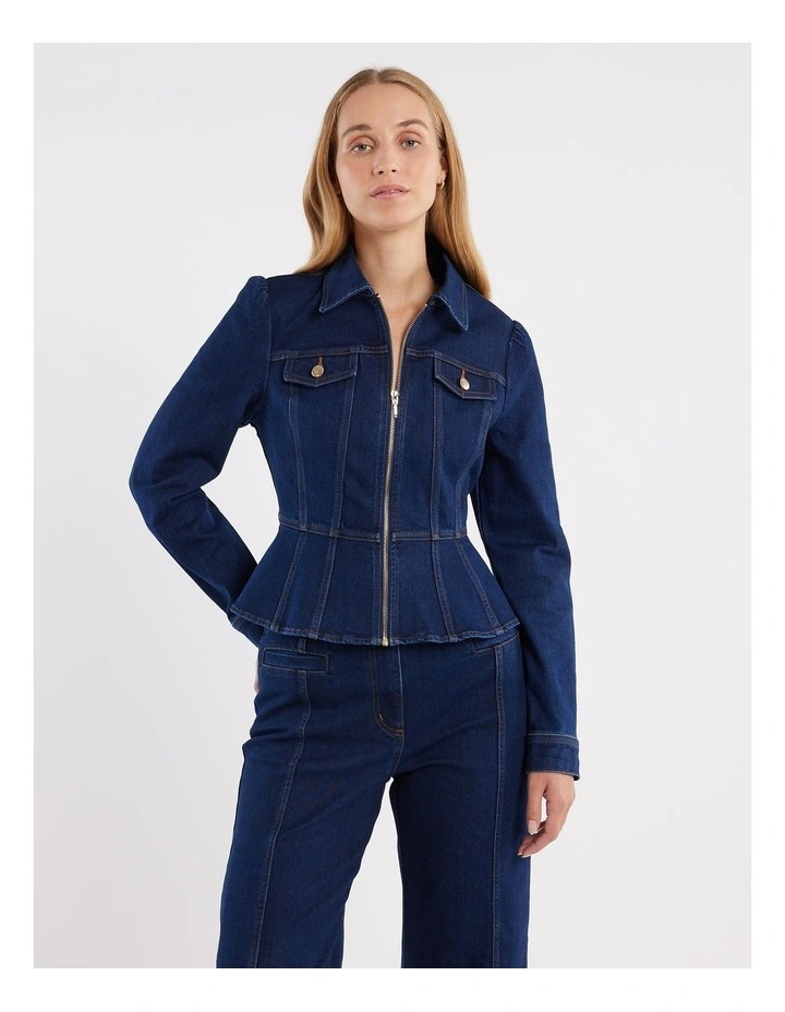 Georgie Denim Jacket in Indigo