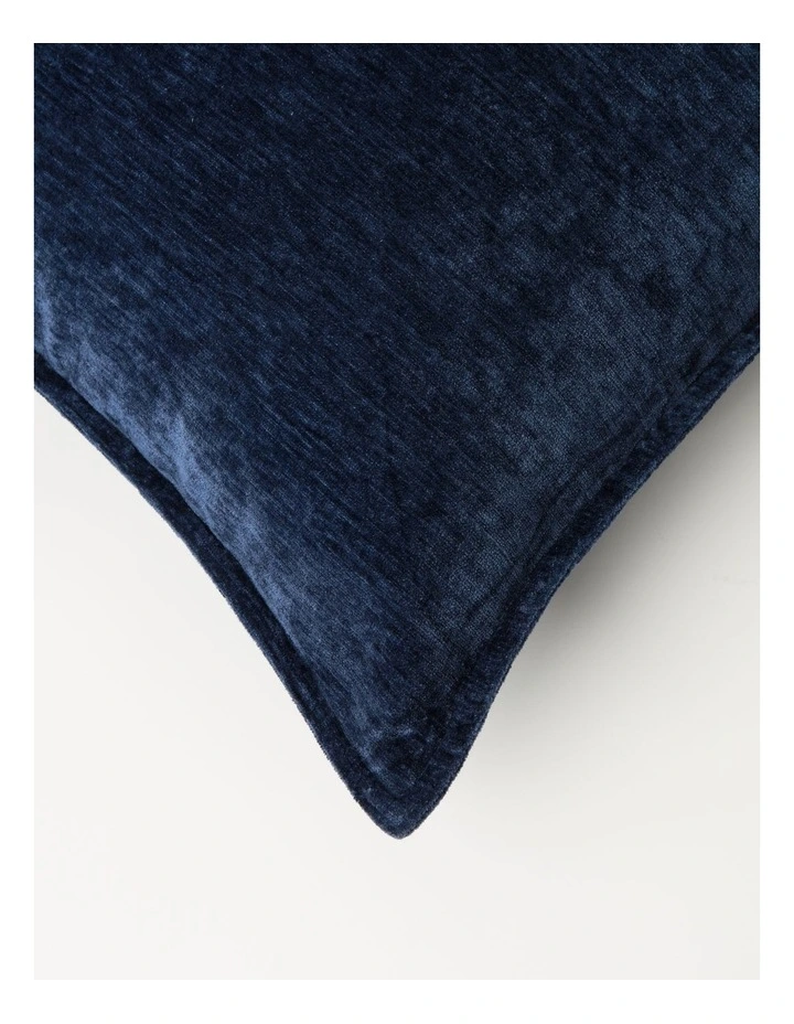 Valerie Chenille Cushion in Navy