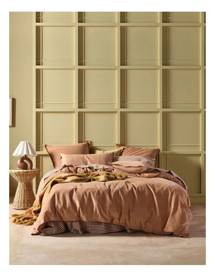 Den Quilt Cover Set in Caramel