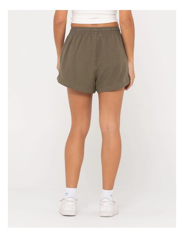 Alannah Lounge Linen Shorts in Green