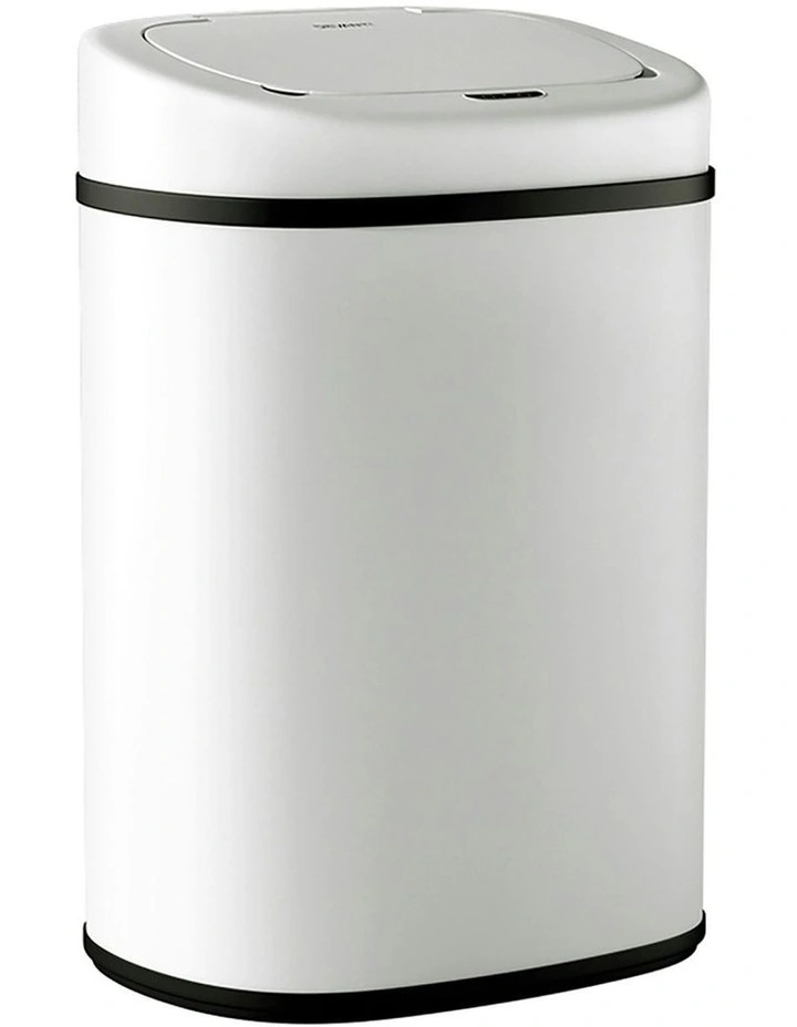 Motion Sensor Automatic Rubbish Bin in White