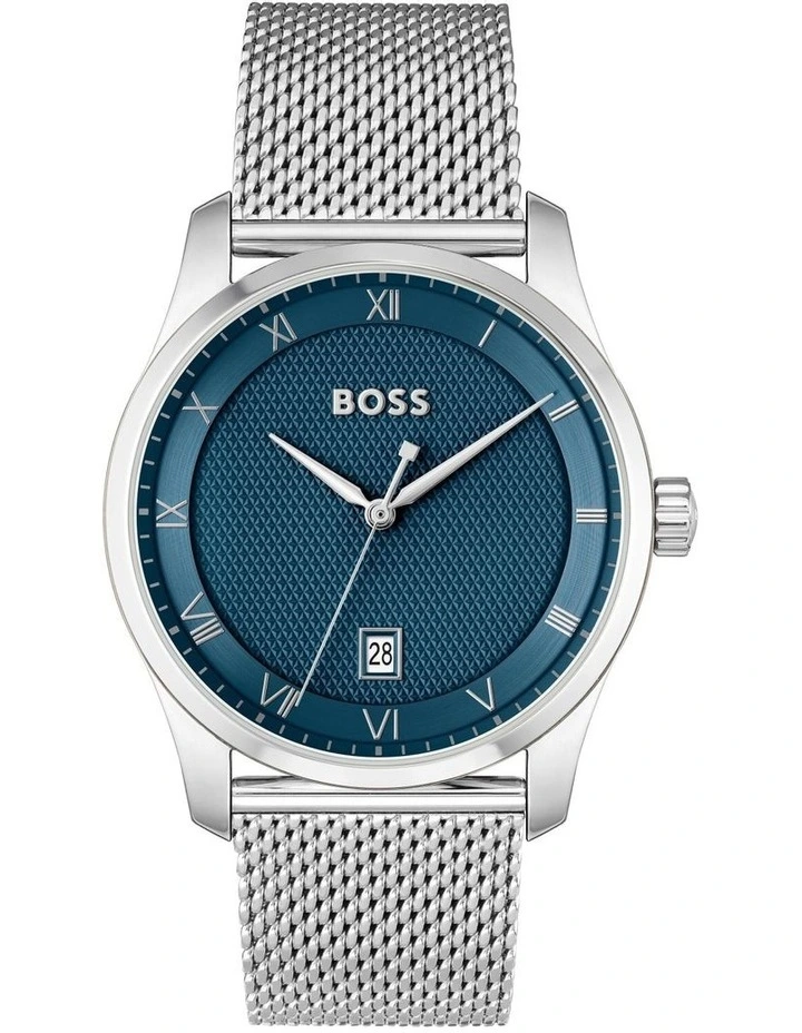 Principle Stainless Steel Watch in Blue
