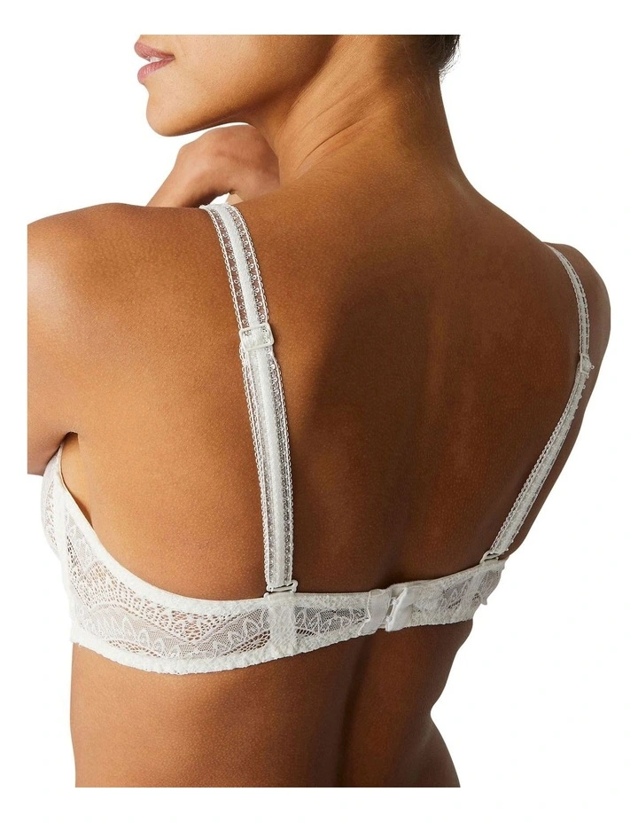 Karma Wirefree Triangle Bra In Ivory