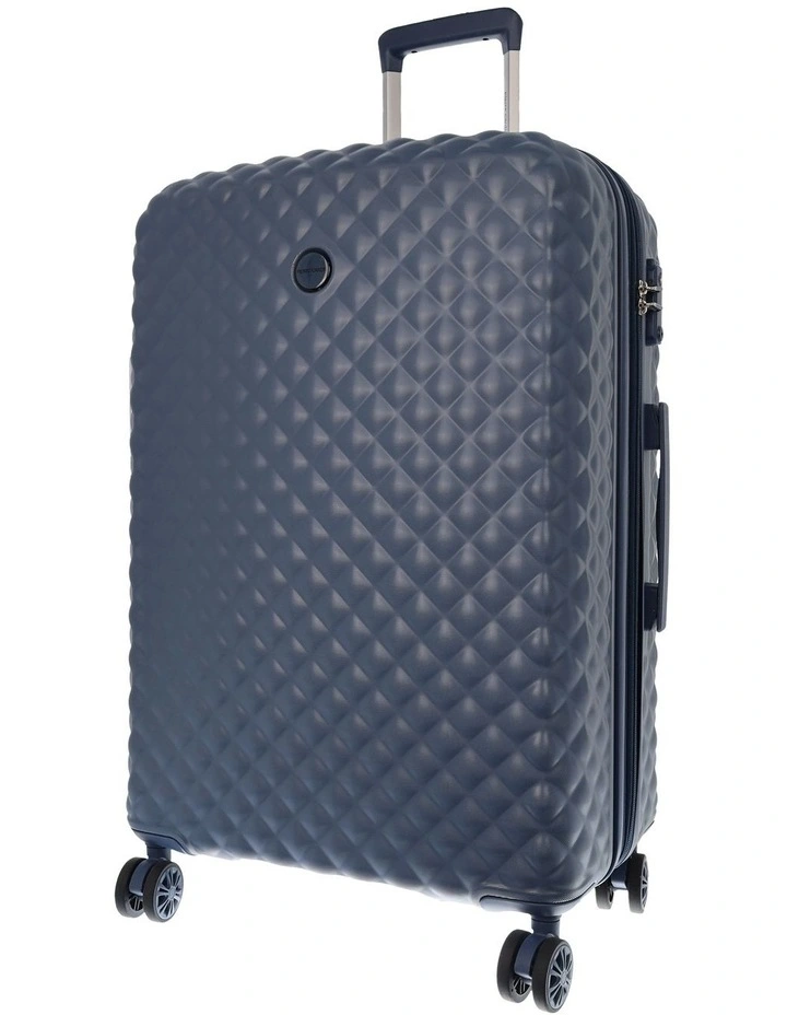 Belle 80cm Large Hard Shell Suitcase in Teal