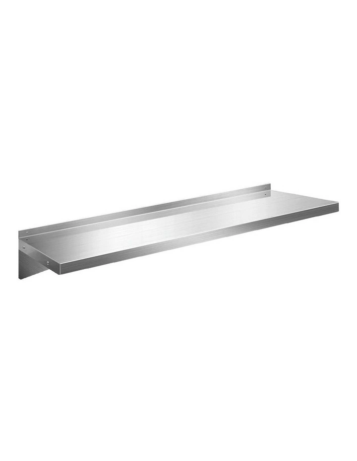 Stainless Steel Kitchen Wall Shelf 1200mm in Silver