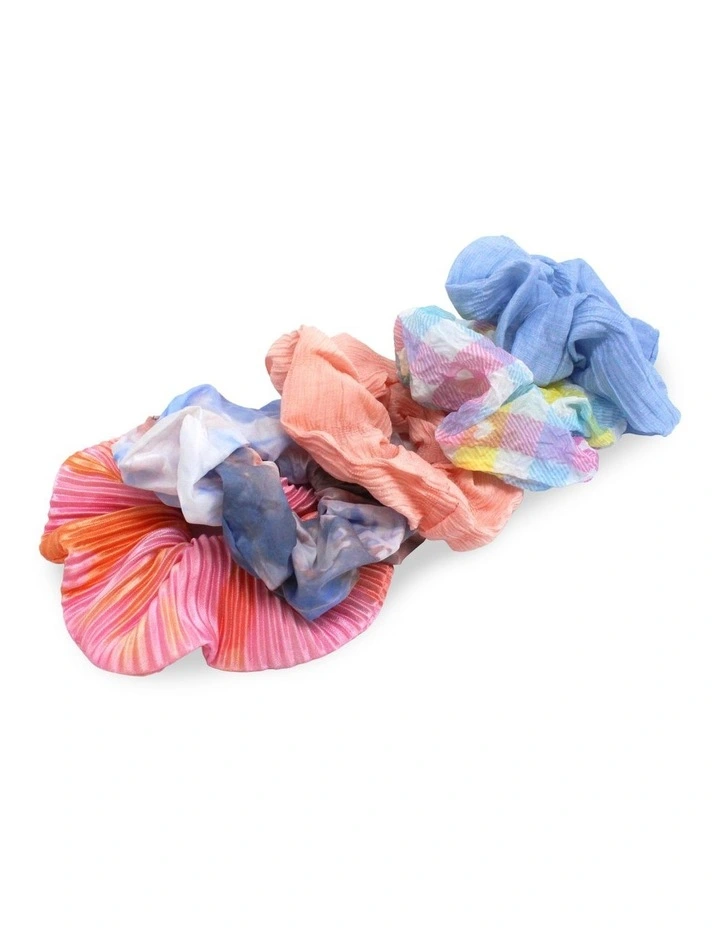 Summer Haze Scrunchie 5 Pack in Multi