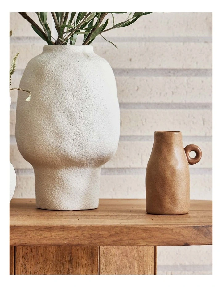 Clyde Clay Mini Vase 8.4x6.7x12.4cm in Brown
