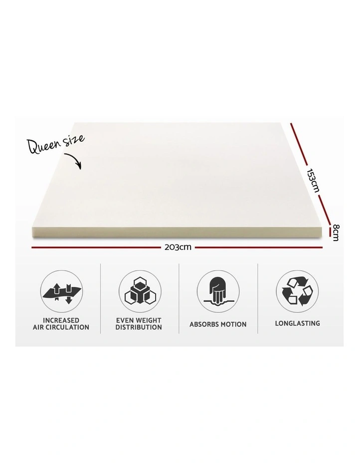 Queen Size Memory Foam Mattress Topper