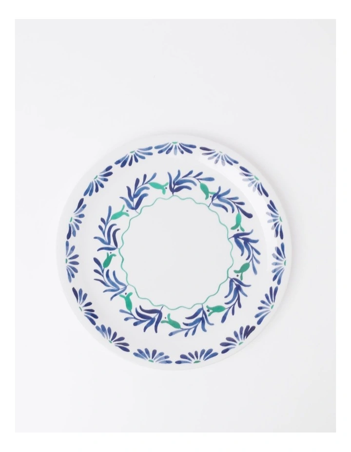 Mediterranean Dinner Plate Blue