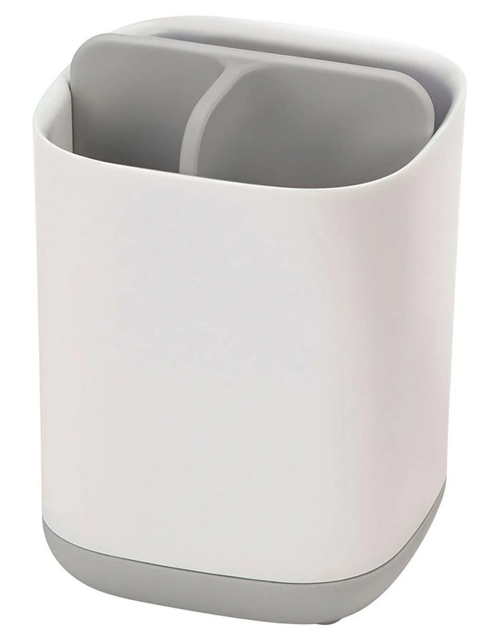 EasyStore Toothbrush Caddy in Grey/White